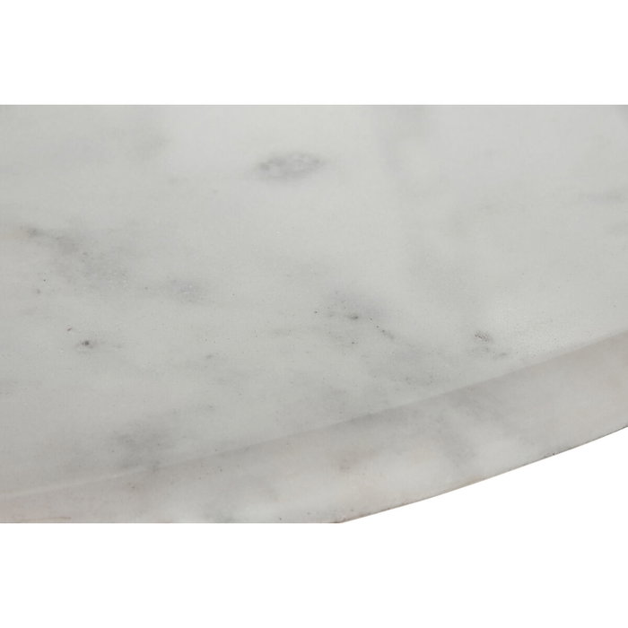 Table de Salle à Manger Home ESPRIT Marbre Bois de manguier 120 x 120 x 76 cm