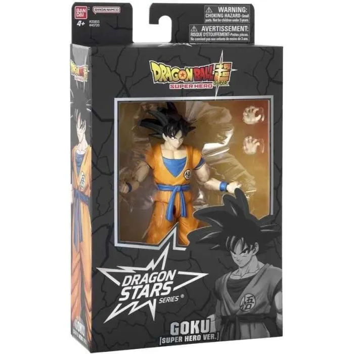 Bandai - Figurine Dragon Ball Super Super Hero Goku Dragon Star 17 cm - 16 Points d'Articulation - Haute Qualité Bandai - Figurine Dragon Ball Super Super Hero Goku Dragon Star 17 cm - 16 Points d'Articulation - Haute Qualité