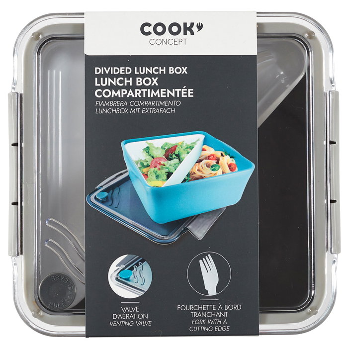 Cook Concept Boîte à lunch TAKE AWAY avec compartiment et couvert