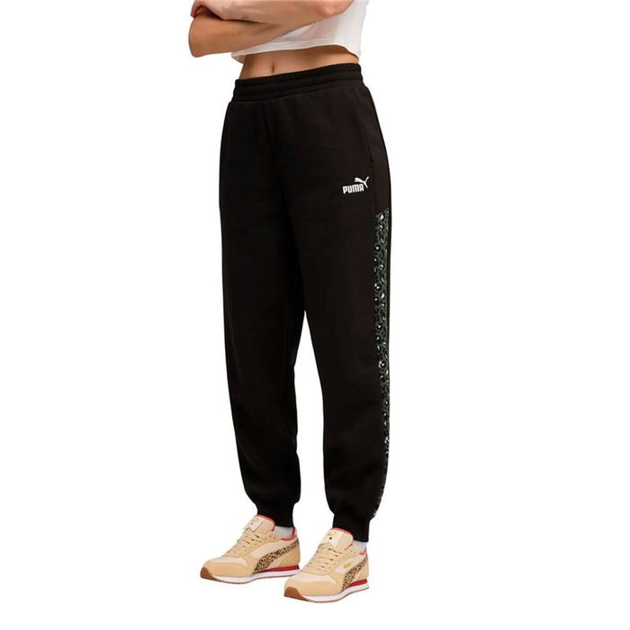 Pantalon de sport long Puma Essentials Graphic Animal C Noir Femme