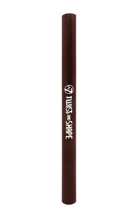 W7 Twist And Shape Crayon à sourcils crème Marron foncé