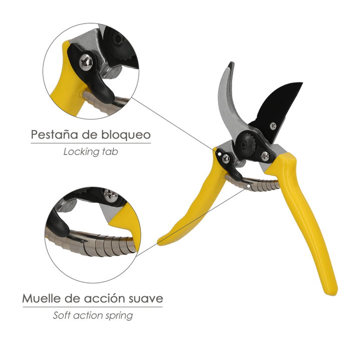 WOLFPACK LINEA PROFESIONAL Tijera de podar Kyomi 220 mm WOLFPACK LINEA PROFESIONAL Tijera de podar Kyomi 220 mm