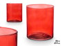 GIFTDECOR Vase Cylindre en Verre Teja 17cm x 20cm