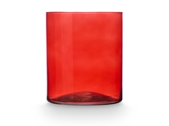GIFTDECOR Vase Cylindre en Verre Teja 17cm x 20cm
