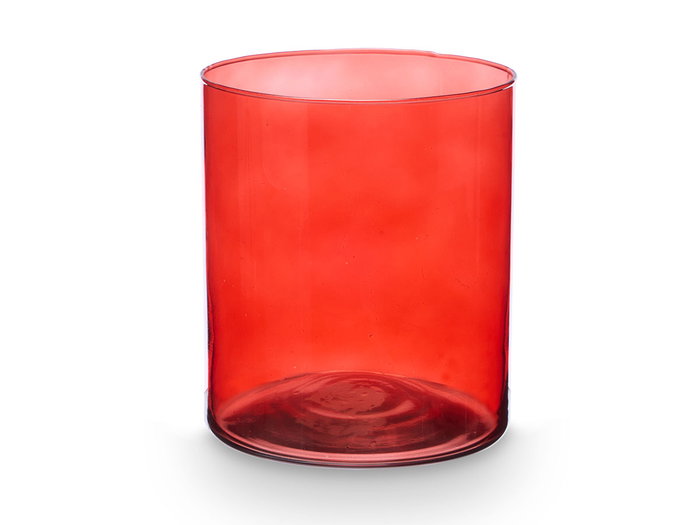 GIFTDECOR Vase Cylindre en Verre Teja 17cm x 20cm