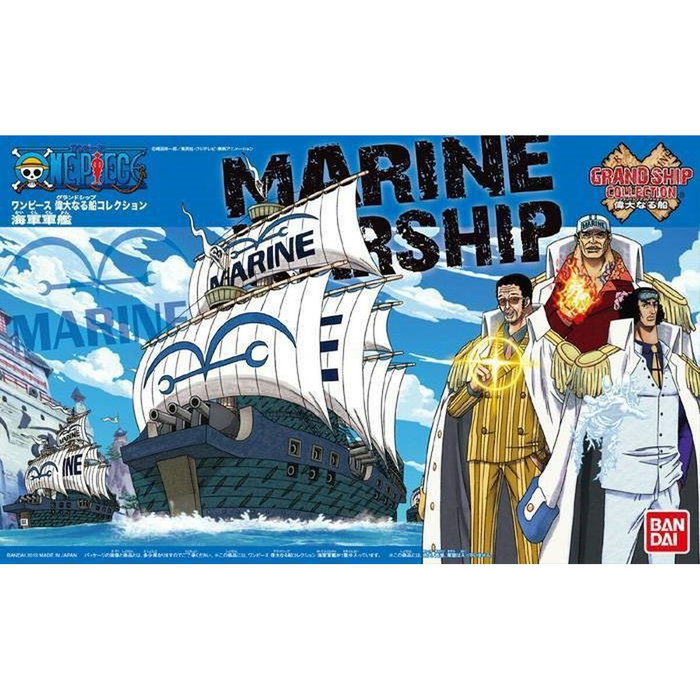 Figure à Collectionner One Piece GRAND SHIP COLLECTION MARINE SHIP Plastique (Plastique)