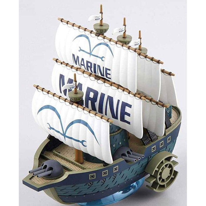 BANDAI HOBBY - Figure à assembler modèle Marine Ship One Piece 15 cm - Kit maquette sans peinture ni colle
