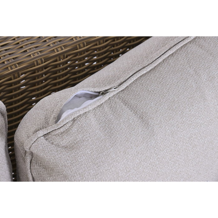 Canapé de jardin Home ESPRIT Marron Marron Clair 215 X 90 X 75 CM