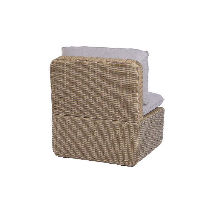 Canapé de jardin Home ESPRIT Marron Marron Clair 215 X 90 X 75 CM