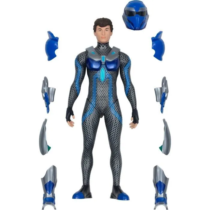 Gormiti Figurine Articulée Scion avec Armure Eau Modèle TV 27 cm GRV032 - A Partir de 4 Ans