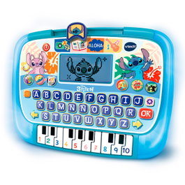 V-Tech - Tablet Educative Interactive Stitch Disney - 80-586122 - 12 Activités (Lettres, Nombres, Logique, Musique) - Pour Enfants à partir de 4 ans