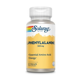 SOLARAY L-phénylalanine 500 mg, 60 capsules