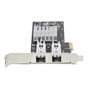 Startech P021 Carte réseau 2 ports SFP Gigabit Ethernet PCIe 2.0 x1 Intel I350-AM2