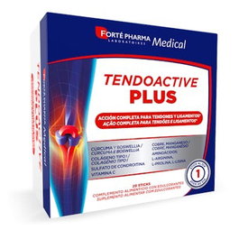Forté Pharma Tendoactive Plus - Action Complète pour Tendons et Ligaments - 20 Sticks