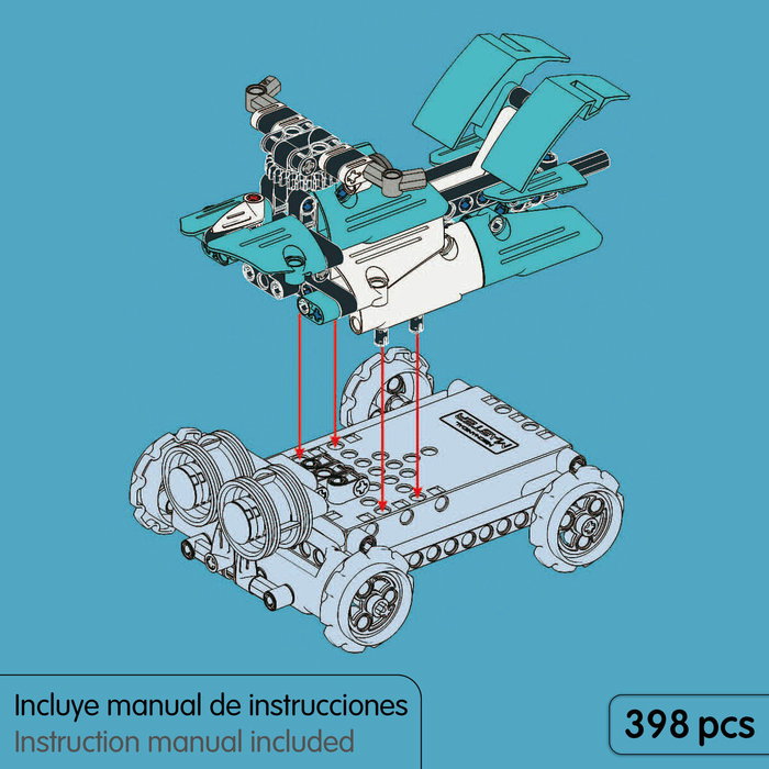 IM Master Set de construction 398 Pièces 3-en-1 Télécommandé
