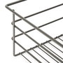 Emuca Kit tiroir en fil métallique et rack ajustable Quartz pour armoires, glissières extension totale et à fermeture douce, Module 90cm, Finition Titane