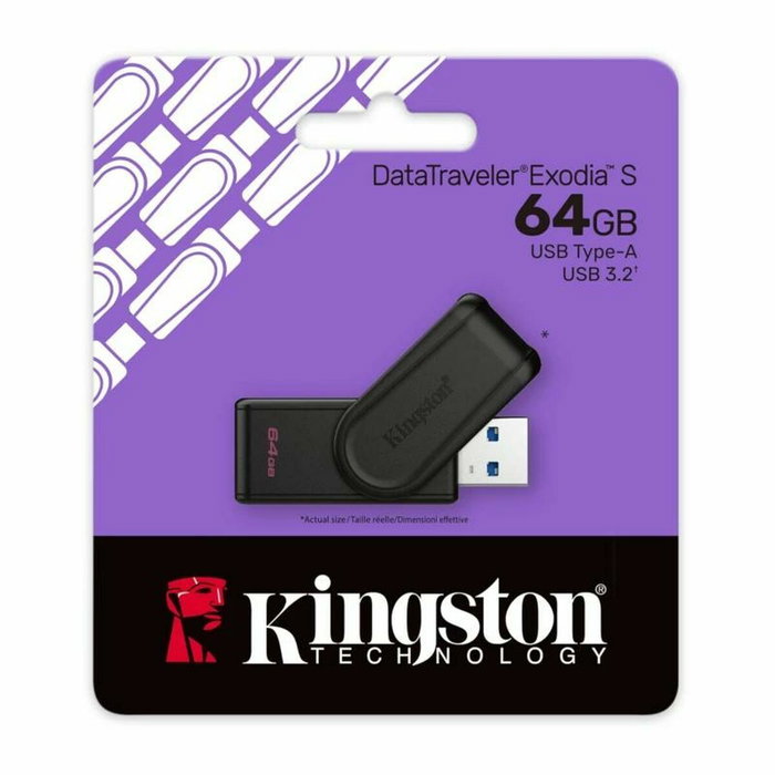 Carte Mémoire Micro SD avec Adaptateur Kingston DTXS/64GB Noir 64 GB