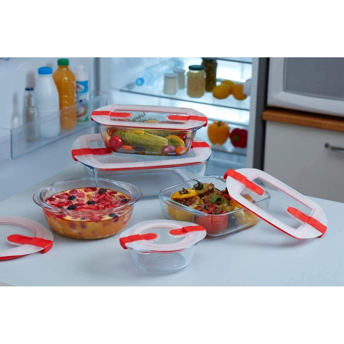 Pyrex Plat carré avec couvercle Cook & Heat 1 L - 1451021