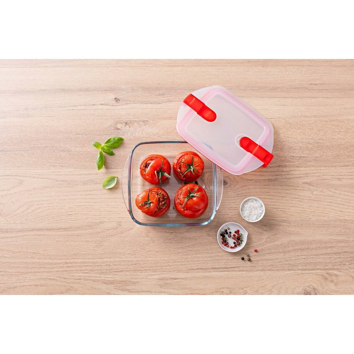 Pyrex Plat carré avec couvercle Cook & Heat 1 L - 1451021