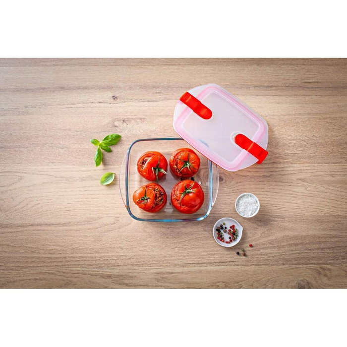 Pyrex Plat carré avec couvercle Cook & Heat 1 L - 1451021