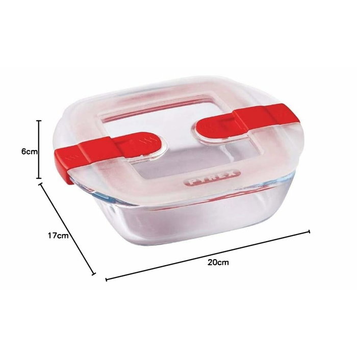 Pyrex Plat carré avec couvercle Cook & Heat 1 L - 1451021