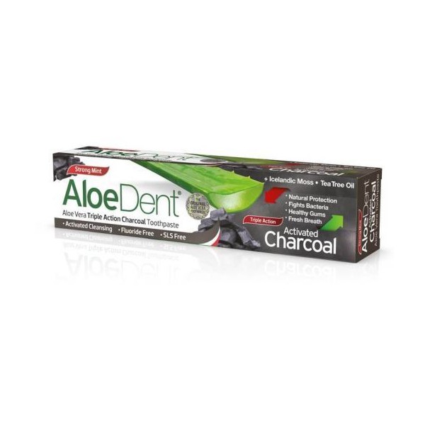 Dentífrico Aloe Vera Con Carbón Activo Dentífrico Aloe Vera Con Carbón Activo