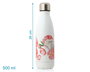 KioKids - Gobelet Isotherme 500 ml avec Motif Fleurs, Acier Inoxydable Double Paroi (24h Froid / 12h Chaud) - Lavable Lave-Vaisselle