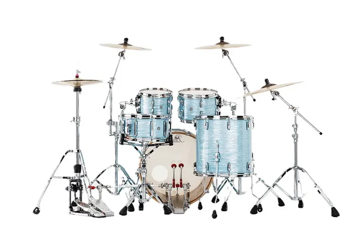 PEARL Set de fûts de batterie Professional 2216BX/1007T/1208T/1616F - Ice Blue Oyster