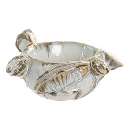 Centre de Table Home ESPRIT Bleu Blanc Céramique 28 x 25 x 13 cm