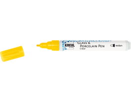 Kreul Marqueur verre et porcelaine GLASS&PORCELAIN Jaune translucide