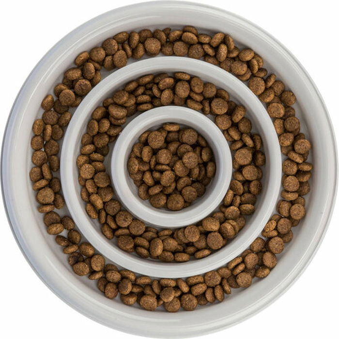 Mangeoire pour chiens Trixie Slow Feeding Gris Ø 23 cm 450 ml