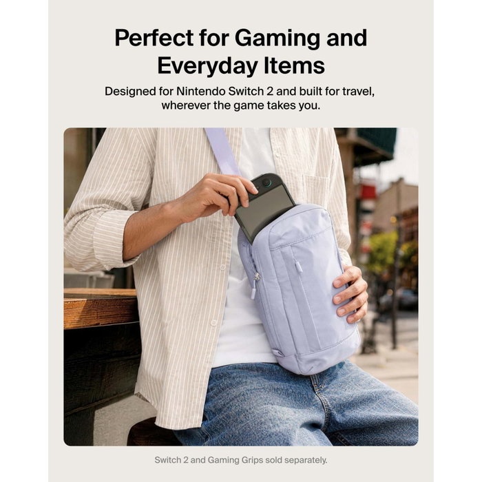 Belkin Gaming Crossbody Bag pour Nintendo Switch 2 - Purple Belkin Gaming Crossbody Bag pour Nintendo Switch 2 - Purple