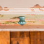 Rei Poignée de meuble modèle E524 en porcelane et acier finition bleu grisâtre Ø28 mm