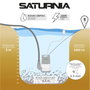 SATURNIA Pompe à eau submersible 250W 91,5 L/min