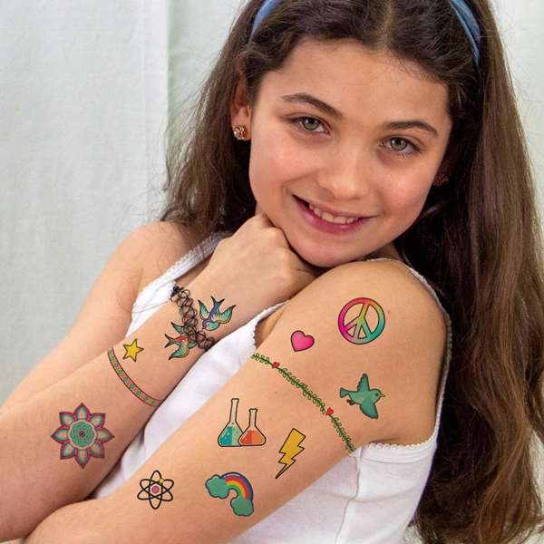 Science for you - Jeu de fabrication Studio de Tatouages avec 8 Activités - Version espagnole