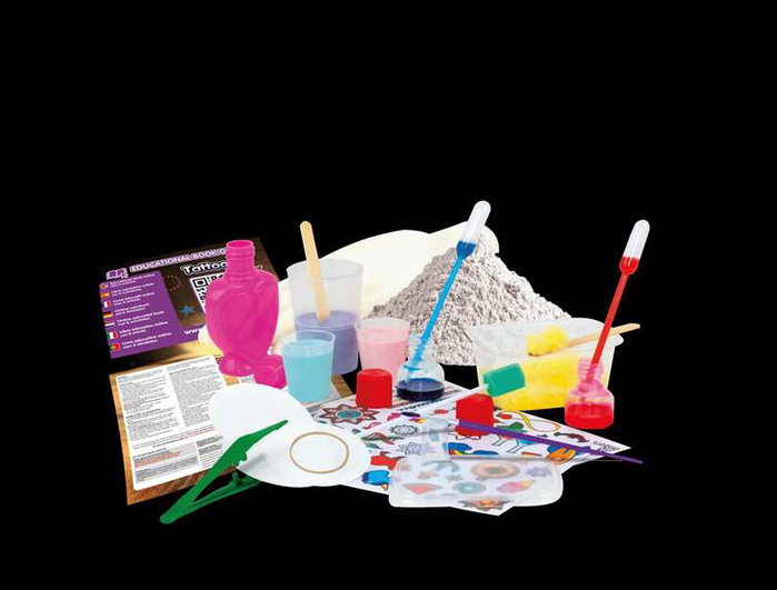 Science for you - Jeu de fabrication Studio de Tatouages avec 8 Activités - Version espagnole