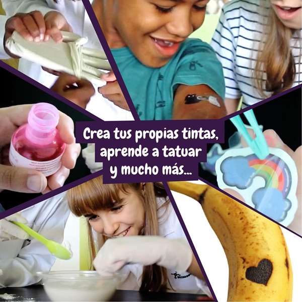 Science for you - Jeu de fabrication Studio de Tatouages avec 8 Activités - Version espagnole