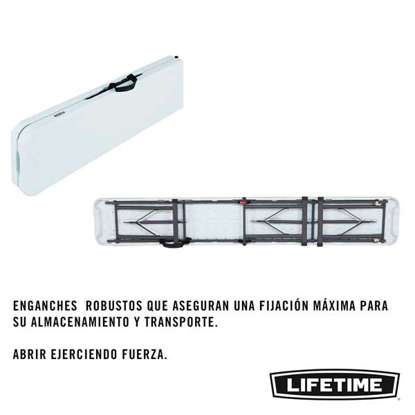 Color Baby - Banc pliant mallette Lifetime, dimensions 183 x 29 x 42 cm, plastique et acier, à partir de 3 ans
