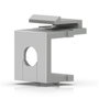Ubiquiti Keystone Blank Insert Pass-Through - Lot de 12 inserts de couverture et de passage pour panneau de brassage