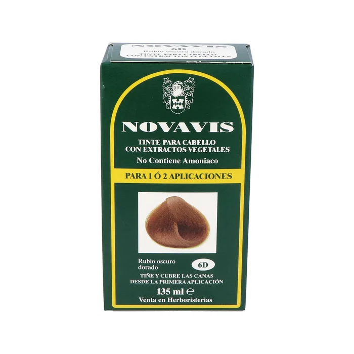 NOVAVIS 6D Teinture Blond Foncé Doré 135Ml NOVAVIS 6D Teinture Blond Foncé Doré 135Ml