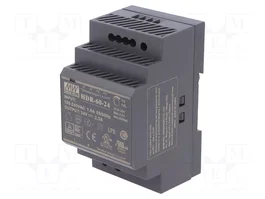 MEAN WELL HDR-60-24 Alimentation 60W 24VDC 2,5A Rail DIN