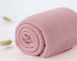 KioKids Couverture en Bambou Rose