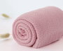KioKids Couverture en Bambou Rose