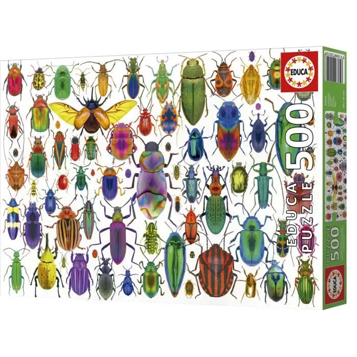 Educa Puzzle Scarabées 500 Pièces 48 x 34 cm - EDUCA