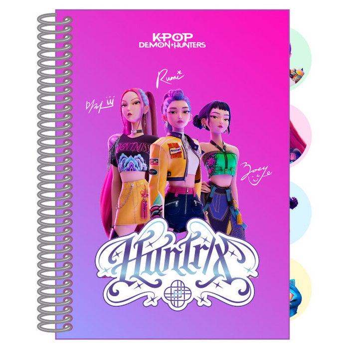 Safta Bloc de notes A7 K-Pop Demon Hunters