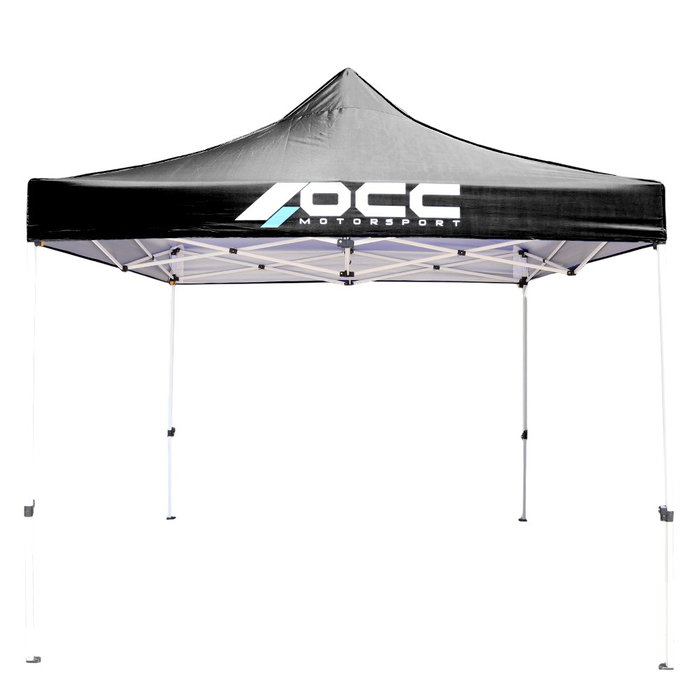 Occ Motorsport OCCCARP03 Carpa Racing Tente Pliante 3x3M Acier Inox Noir 420D Imperméable