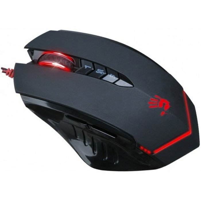 A4 Tech V8M Souris Optique Noir/Rouge 3200 DPI