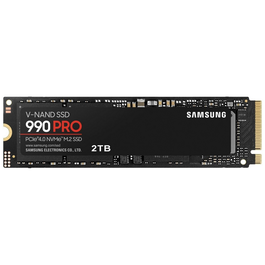 Samsung SSD M.2 990 Pro MZ-V9P2T0BW - 2 To, technologie NVMe, Multicolor
