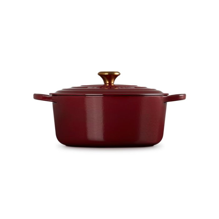 Le Creuset Signature Roaster rond 28cm Rhone rouge
