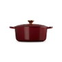 Le Creuset Signature Roaster rond 28cm Rhone rouge